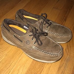 Rockport steel toe sailing shoes